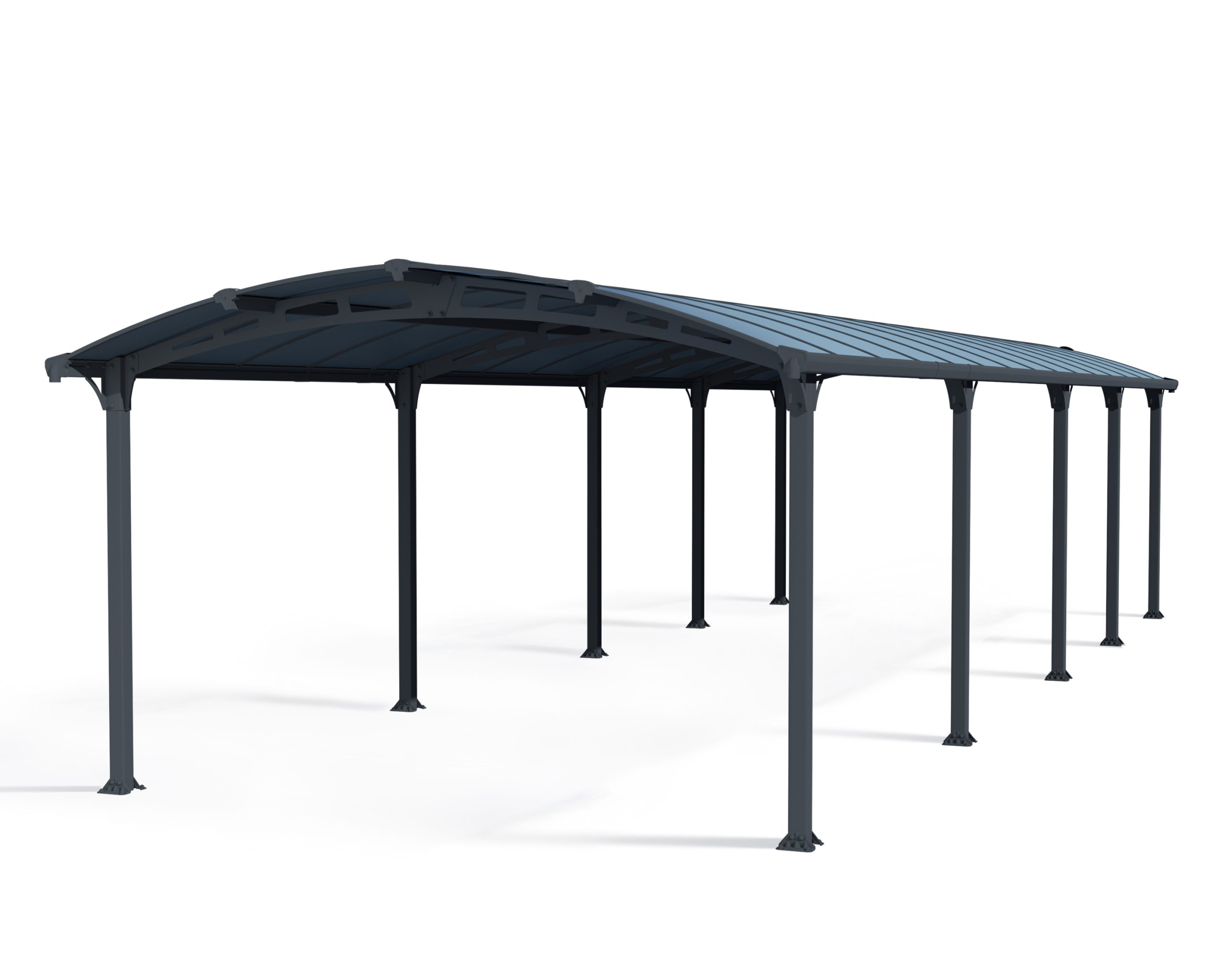 Palram Canopia Arcadia Carport in Grau 3.6 X 11