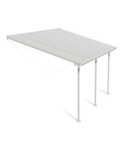 Palram Canopia Feria Terrassenüberdachung weiß 425x298x260-305 in cm (LxBxH)