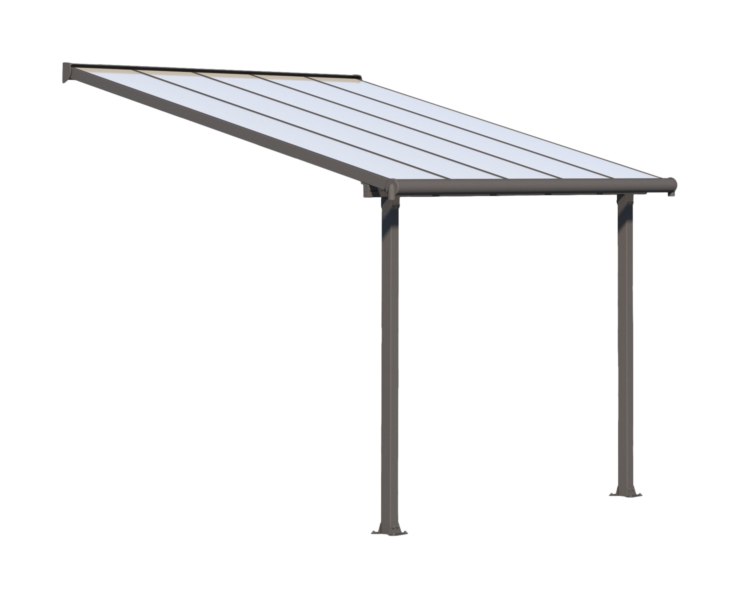 Palram - Canopia Olympia Terrassenüberdachung anthrazit 425x295x305 cm