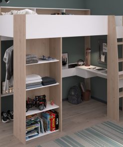 Parisot Hochbett Shelter 11 Eiche Jackson