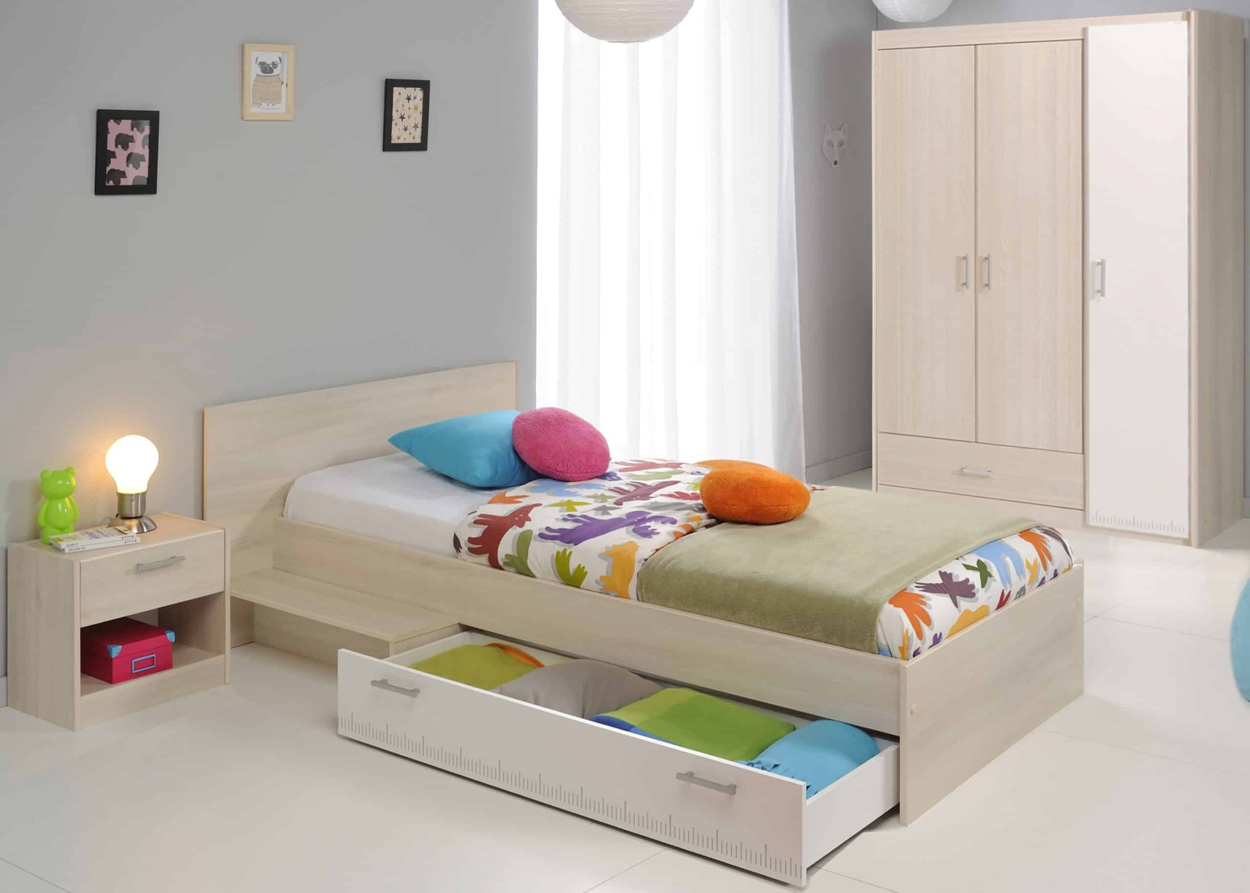 Parisot Kinder- und Jugendzimmer 3-tlg. "Charly 14" Akazie-Weiß