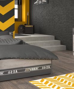 Parisot Kinder- und Jugendzimmer 4-tlg "Fabric 14" Esche-grau