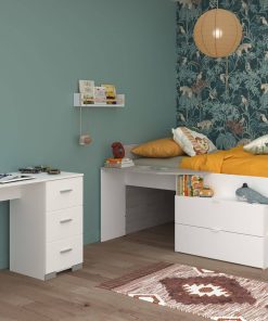 Parisot Kinderzimmer 2-teilig "Milky 17" Weiß / Grey Loft