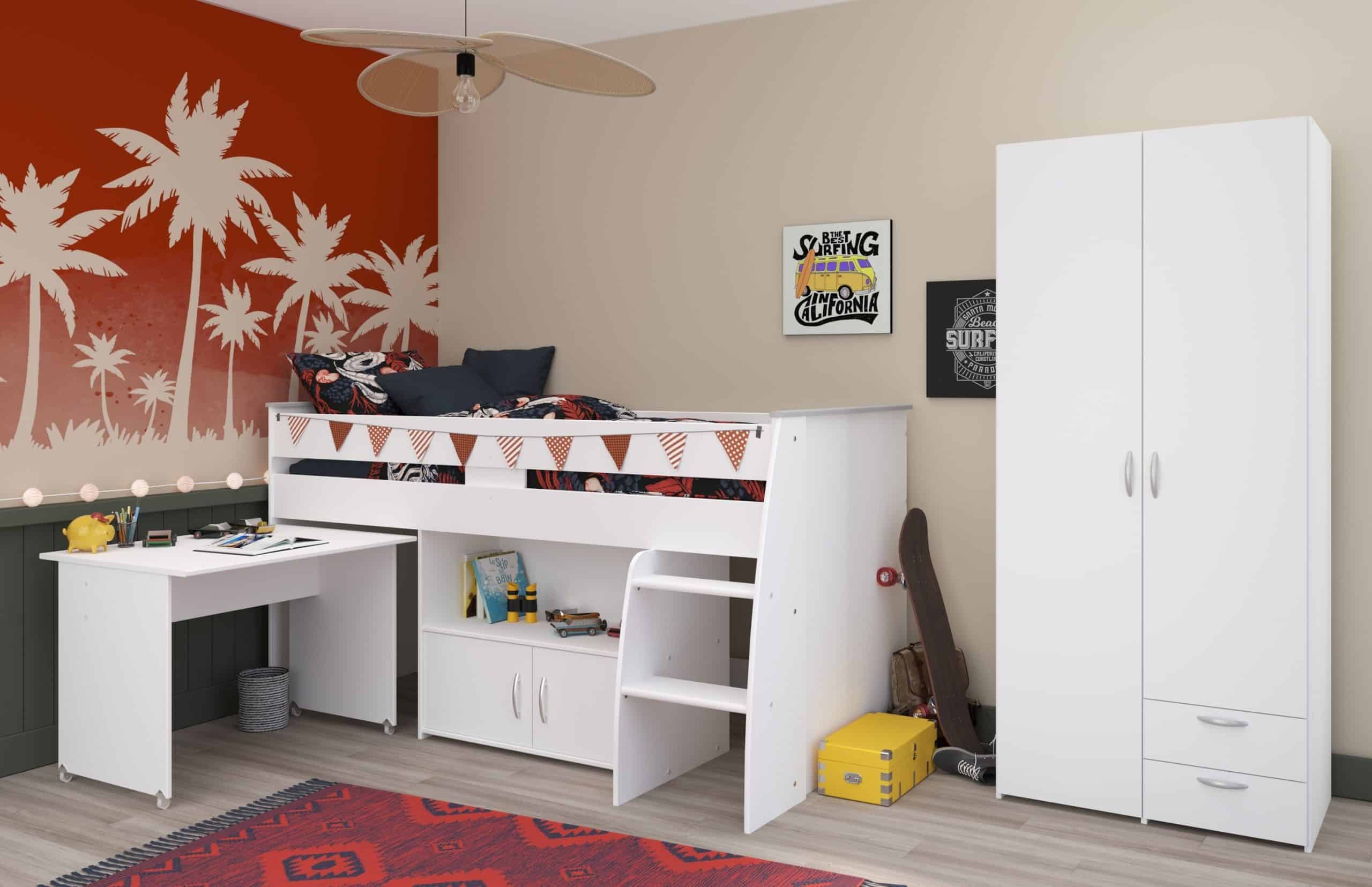 Parisot Kinderzimmer 2-teilig "Reverse 12" Weiß