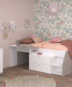 Parisot Kinderzimmer 3-teilig "Milky 15" Weiß / Grey Loft