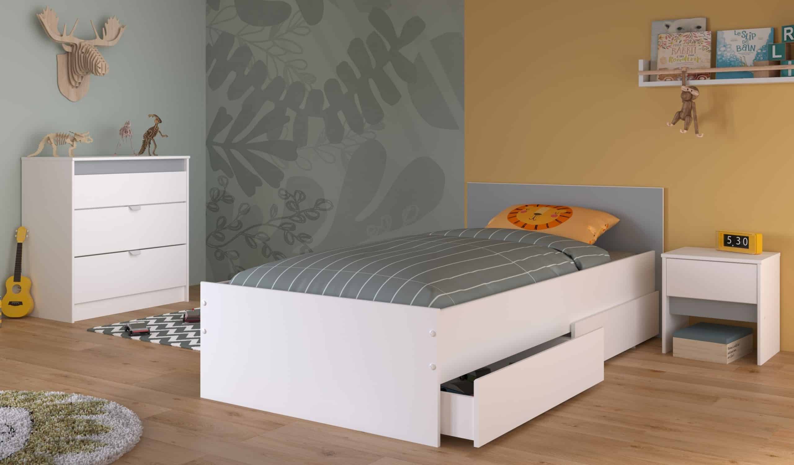 Parisot Kinderzimmer Set 4-tlg "Pirouette 26"  Weiß