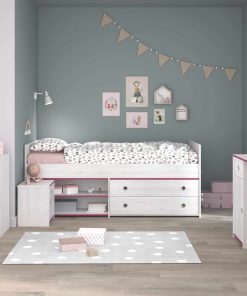 Parisot Kinderzimmer-Set 4-tlg. "Smoozy 37" Weiß