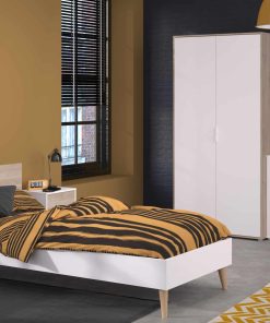 Parisot Kinderzimmer-Set  5-teilig "Aalborg 2" Weiß / Japanische Eiche