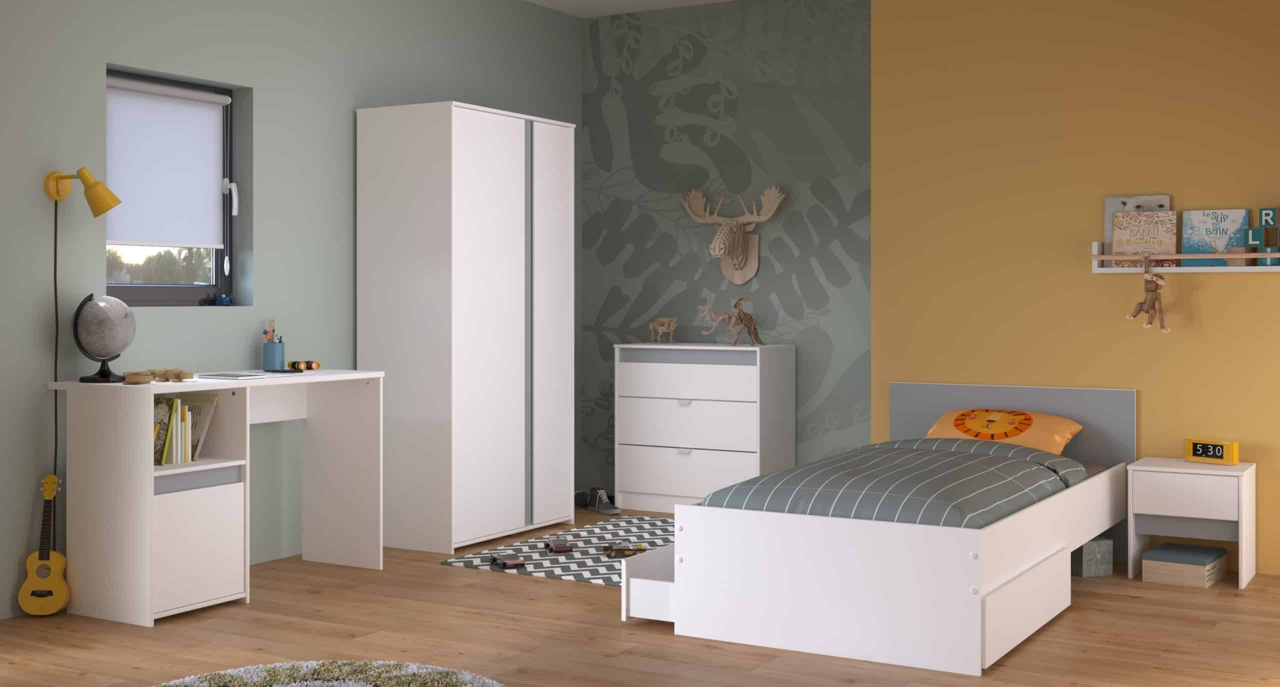 Parisot Kinderzimmer Set 5tlg "Pirouette 22"  Weiß