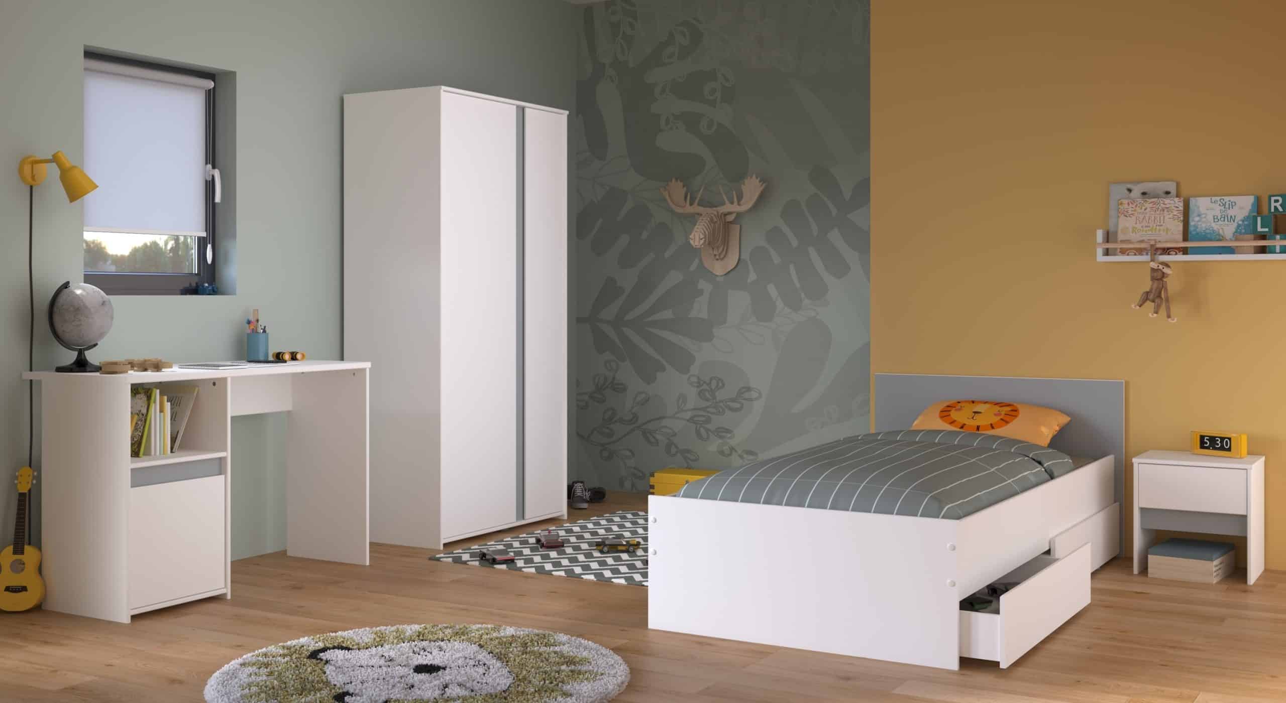 Parisot Kinderzimmer Set 5tlg "Pirouette 23"  Weiß
