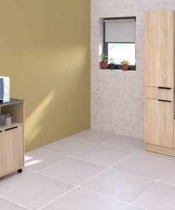 Parisot Küchenbuffet Set "Fumay 1" Eiche / Betonoptik