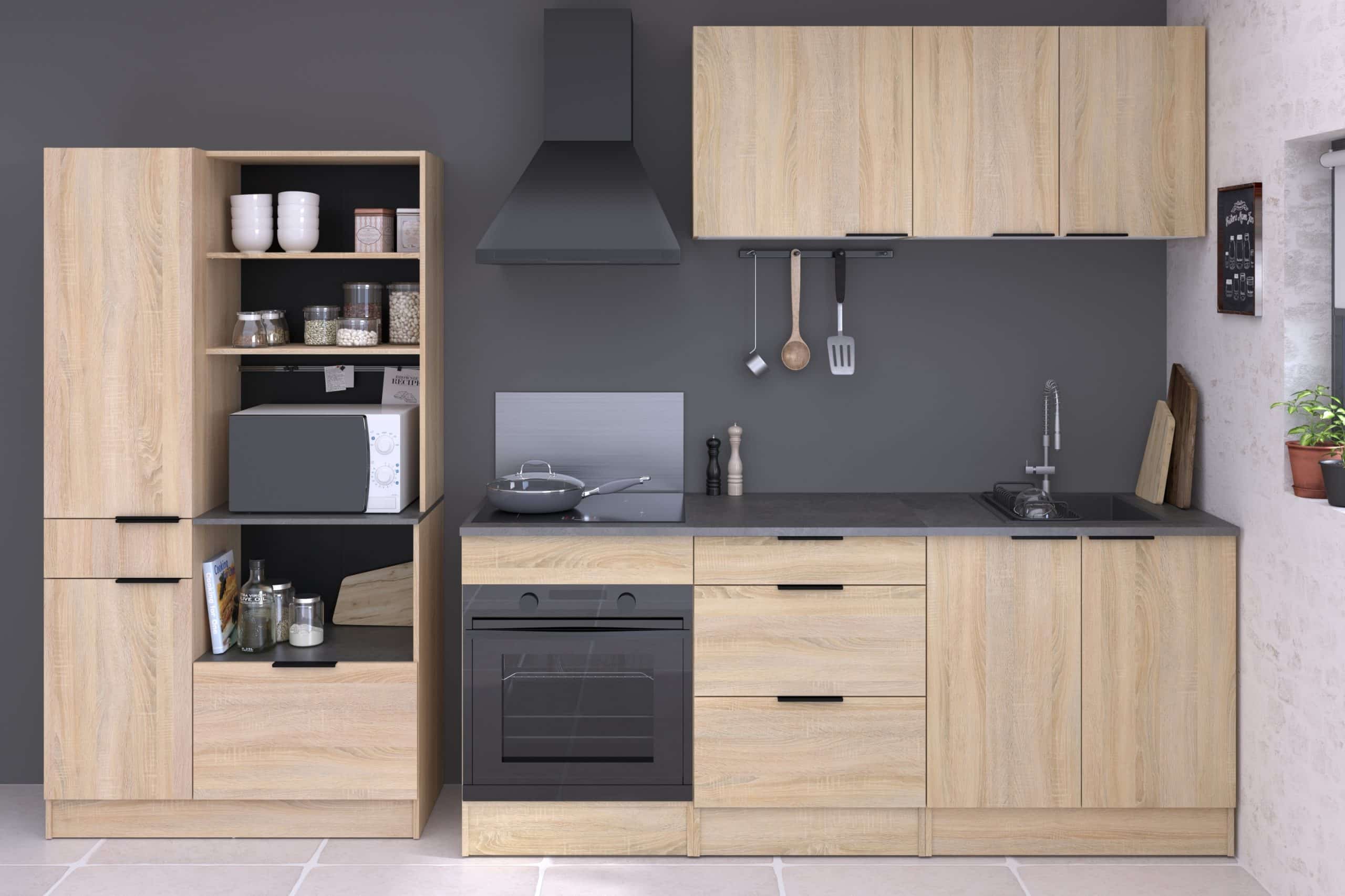 Parisot Küchenzeile "Fumay 21" Eiche