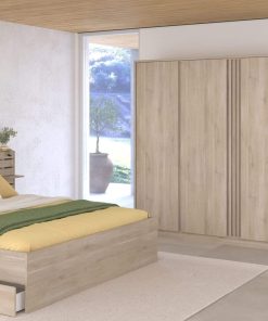 Parisot Schlafzimmer 4-teilig "Escale 21" 140x200 Japanische-Eiche