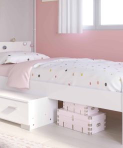 Parisot Stauraumbett "Galaxy 16"  Weiß