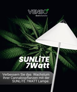 Parus by Venso SUNLiTE 7W LED Vollspektrum Pflanzenlampe Weiß