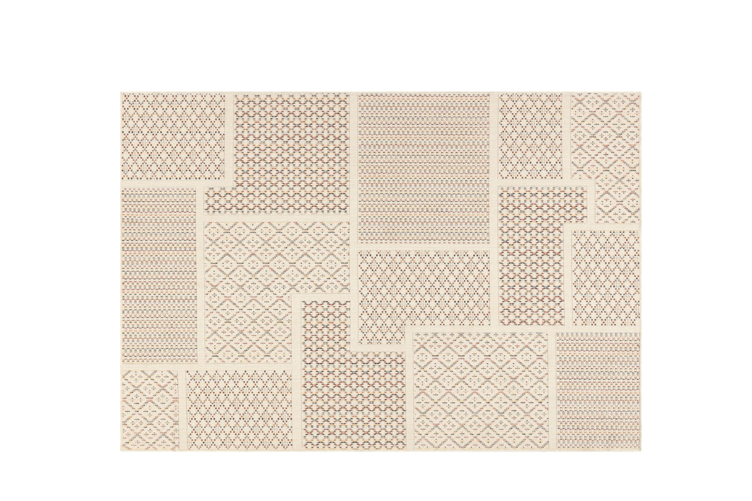 Peyer Syntex Teppich Rainbow in verschiedenen Größen für den Innen- und Außenbereich pflegeleicht