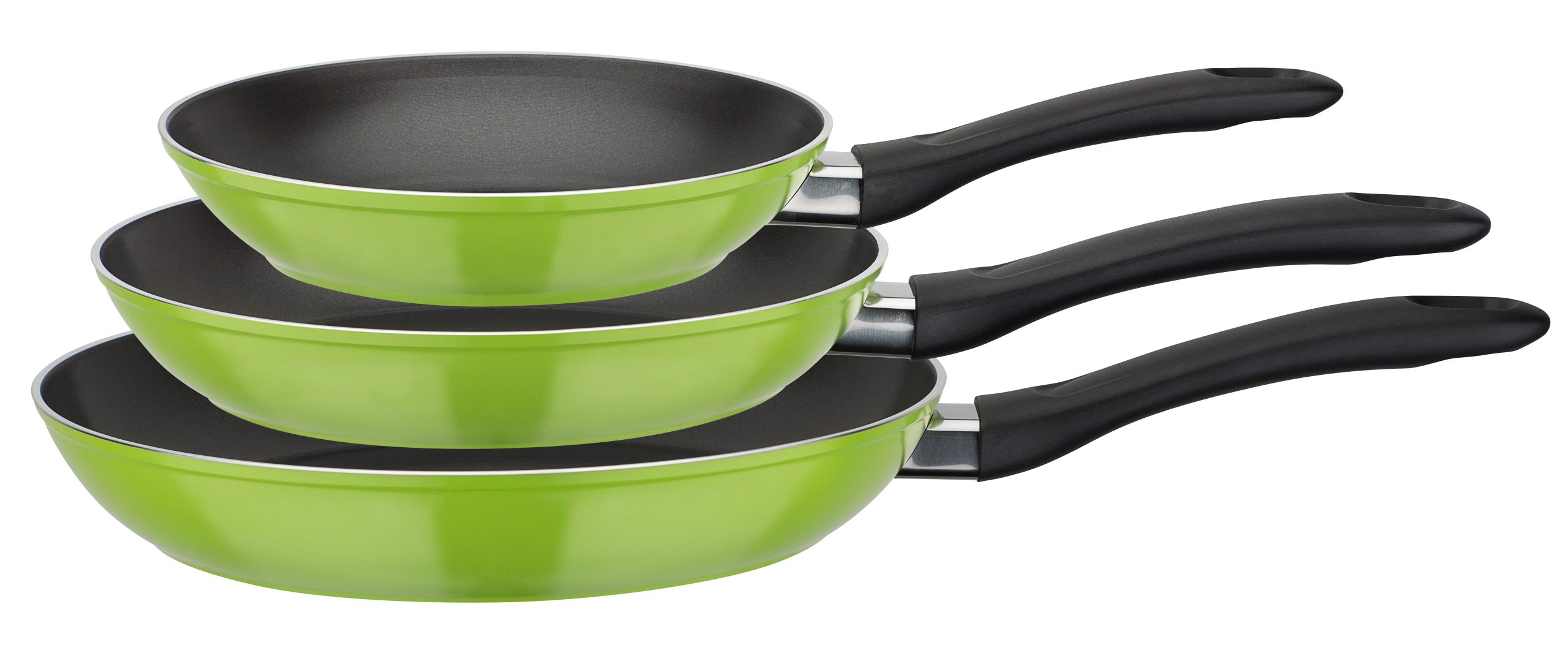 Pfannen-Set Nova 3-tlg. grün