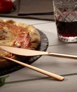 Pizzabesteck Set "Bari" 8tlg - bronze