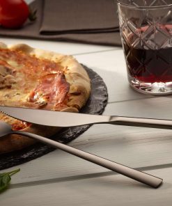 Pizzabesteck Set "Bari" 8tlg - schwarz