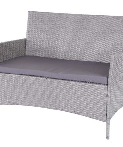 Poly-Rattan Gartenbank Hamar