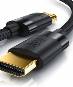 Primewire - 10m High Speed 8K HDMI Kabel 2.1 mit Ethernet ARC 3D 4K Ultra HD 7680x4320 @ 120 Hz PS4 360 TV OLED PC Laptop Beamer Monitor - Schwarz