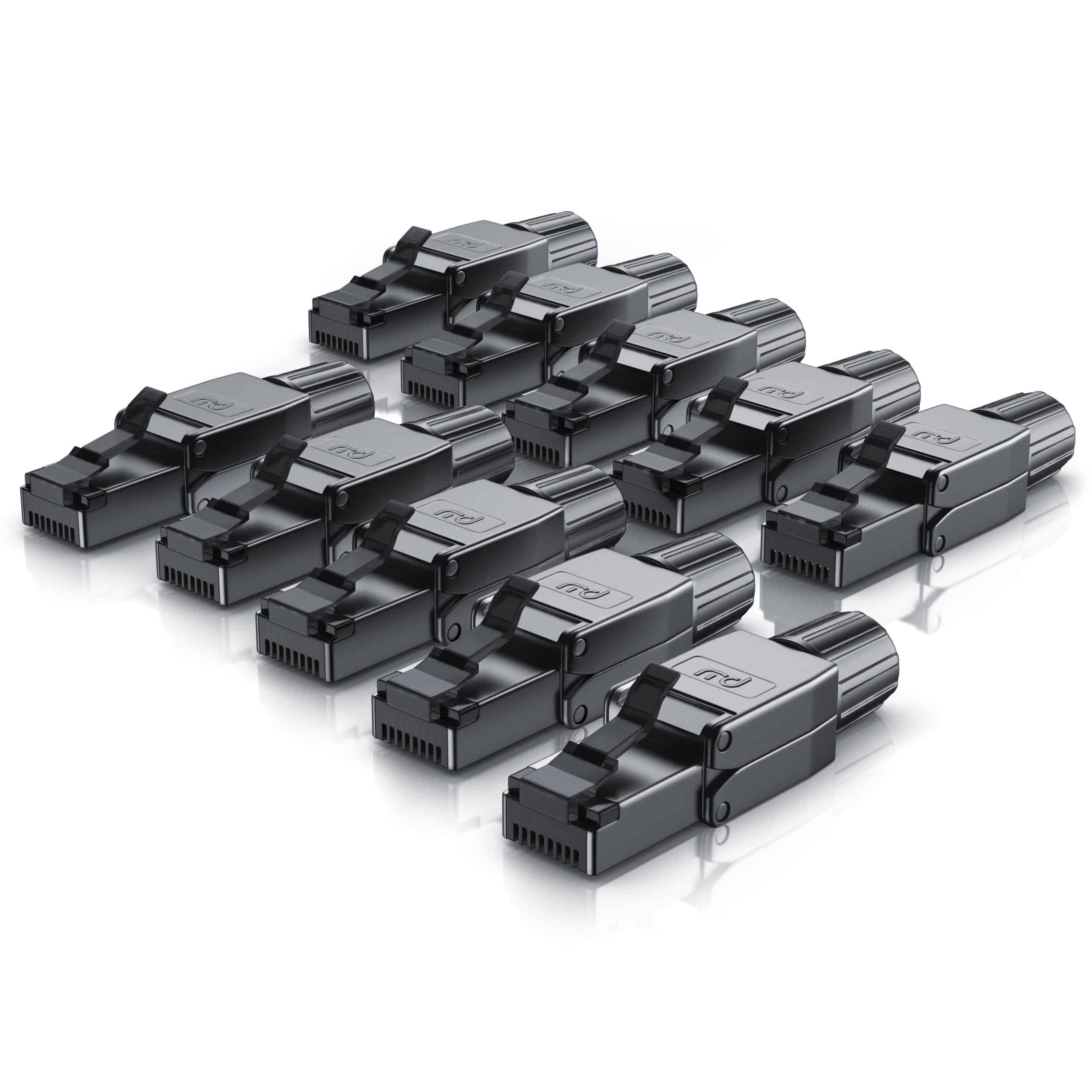 Primewire 10x Netzwerk-Adapter RJ-45 (Ethernet) zu Netzwerkkabel