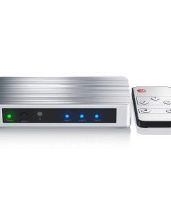 Primewire 3-Port 4k UHD HDMI Switch mit Fernbedienung & Netzteil 3x HDMI IN / 1x HDMI OUT