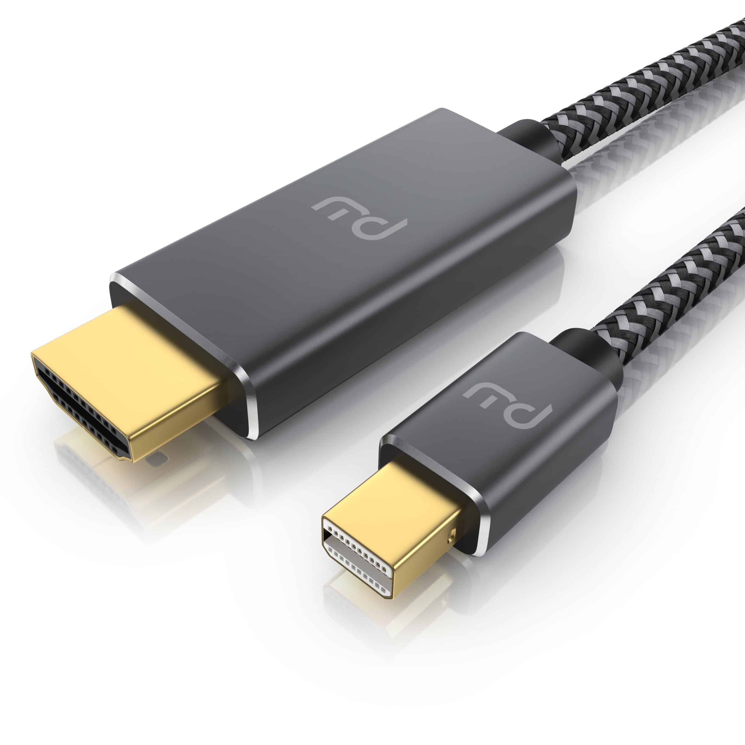 Primewire 4k Mini Displayport 1.4 zu Hdmi 2.0 Kabel - Mini DP Adapter - 4k@60Hz - Thunderbolt 1-2 - Audio und Video - für MacBook