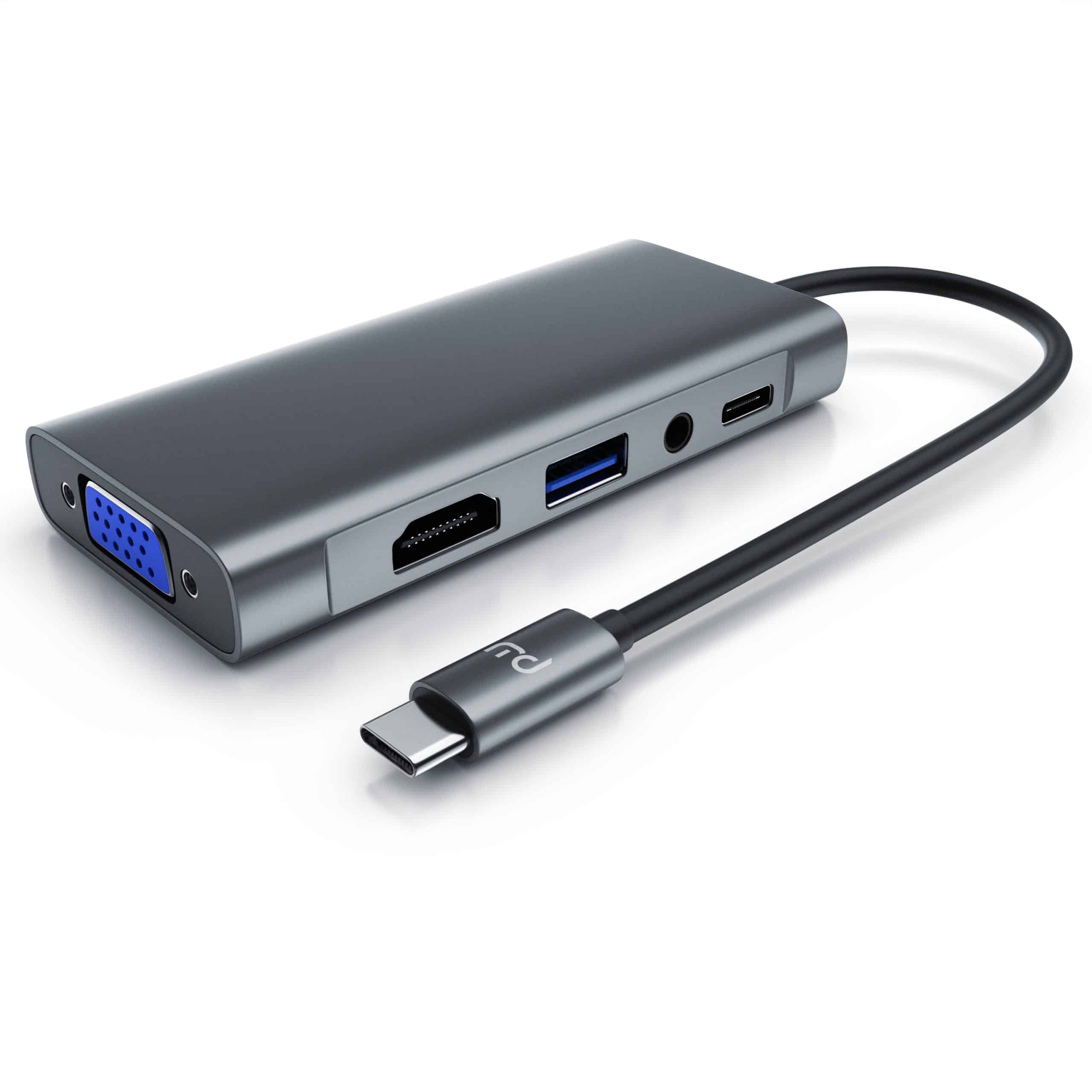 Primewire 5 in 1 USB 3.2 Gen1 Typ C Hub zu VGA Adapter