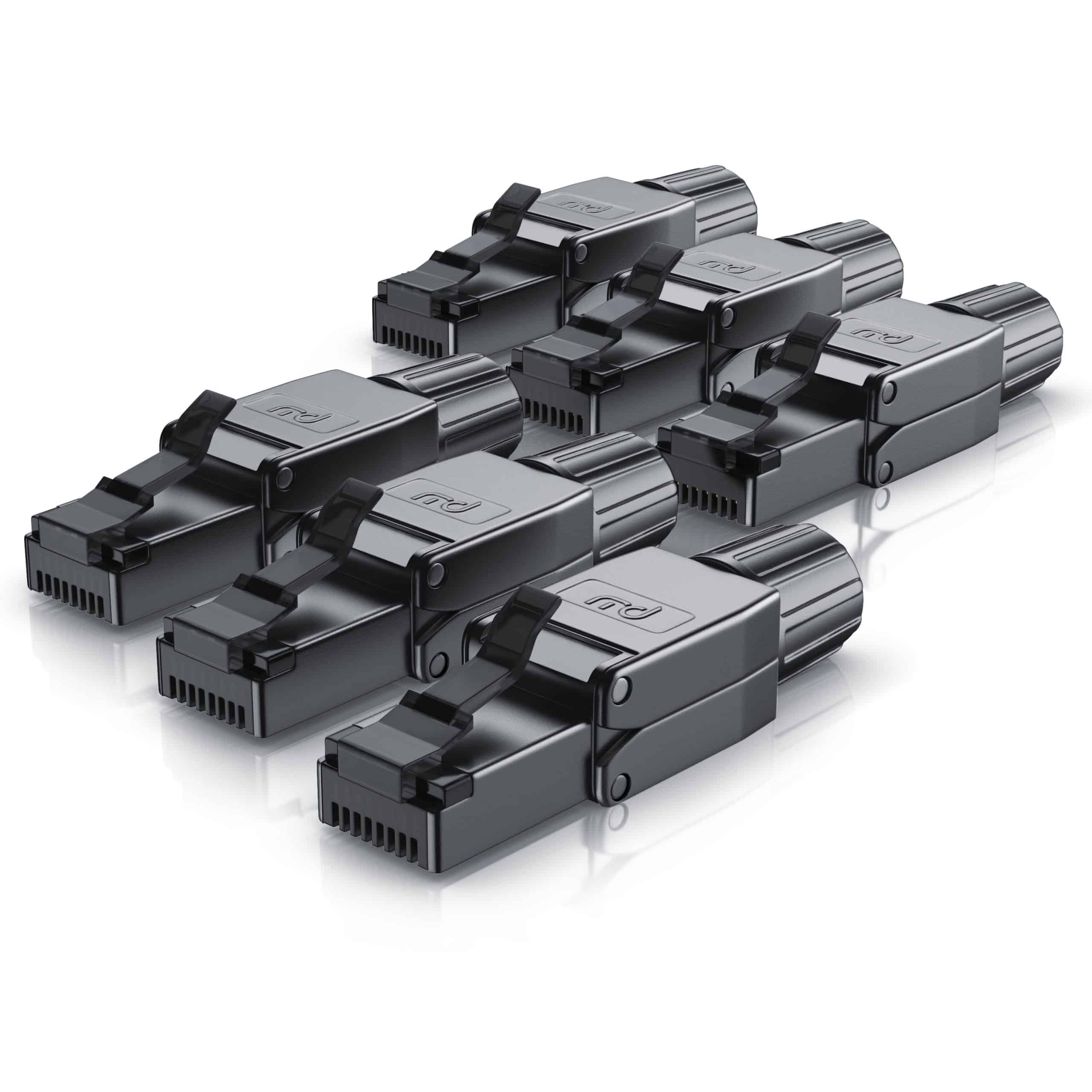 Primewire 6x Netzwerk-Adapter RJ-45 (Ethernet) zu Netzwerkkabel