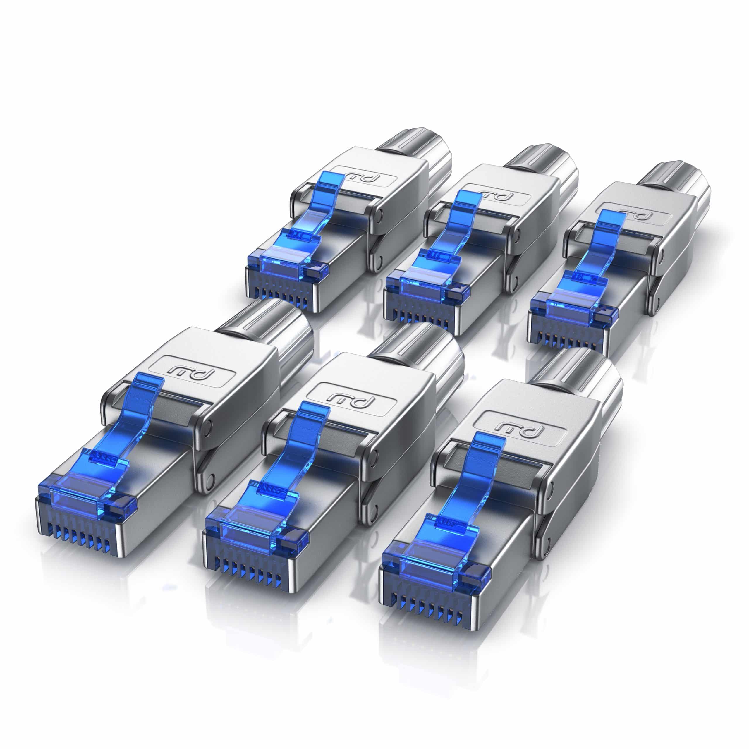 Primewire 6x Netzwerk-Adapter RJ-45 (Ethernet) zu Netzwerkkabel