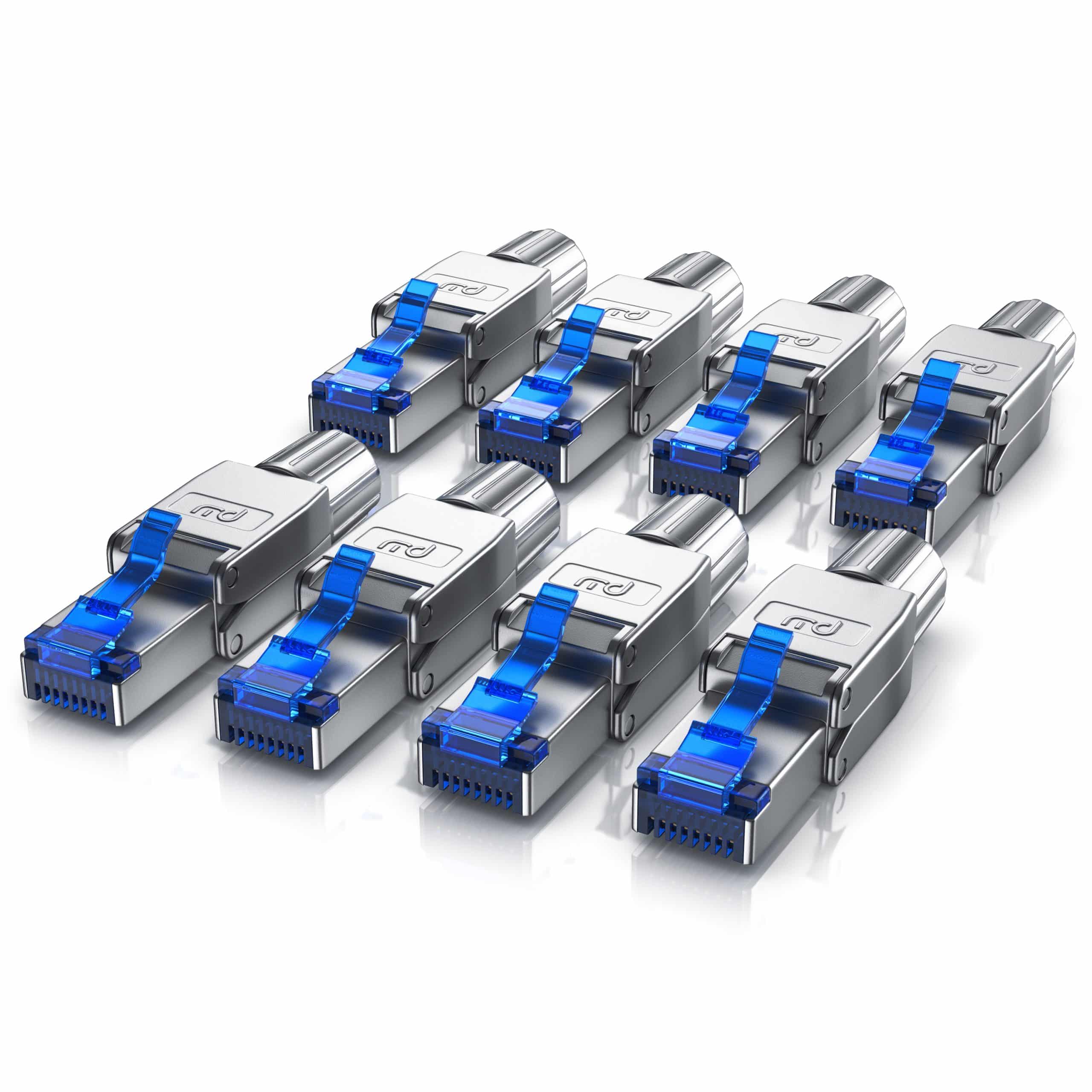 Primewire 8x Netzwerk-Adapter RJ-45 (Ethernet) zu Netzwerkkabel