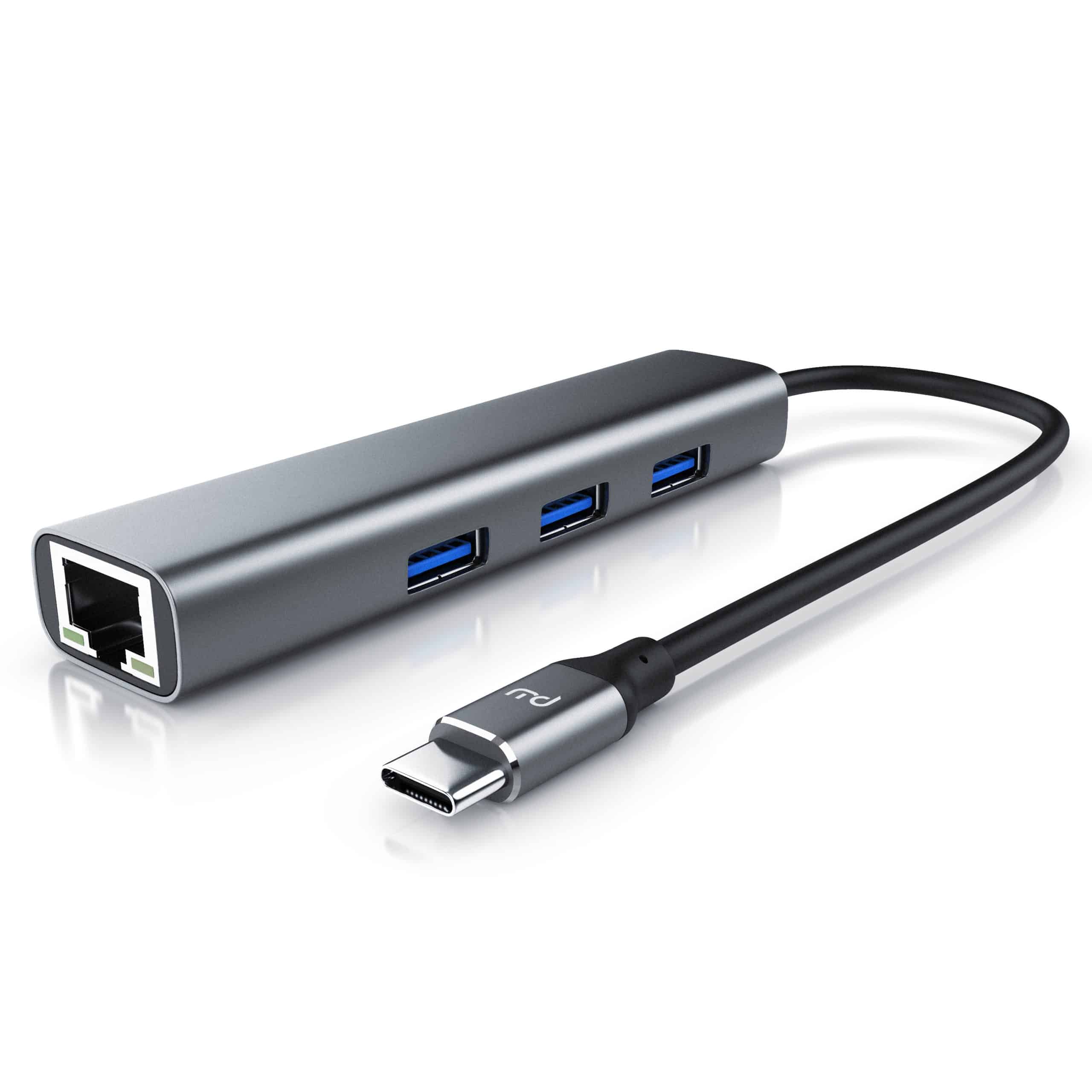 Primewire - USB C HUB mit RJ45 Ethernet - 10/100/1000 Mbit/s - Gigabit Ethernet
