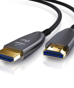 Primewire Ultra HD HDMI 2.0b Glasfaserkabel 3-fach geschirmt 4K / Full HD / 3D / ARC / High Speed mit Ethernet - 25m