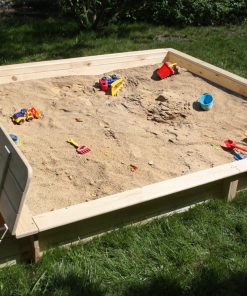 Promadino Sandkasten "Yanick" mit Sitz-/Staukasten