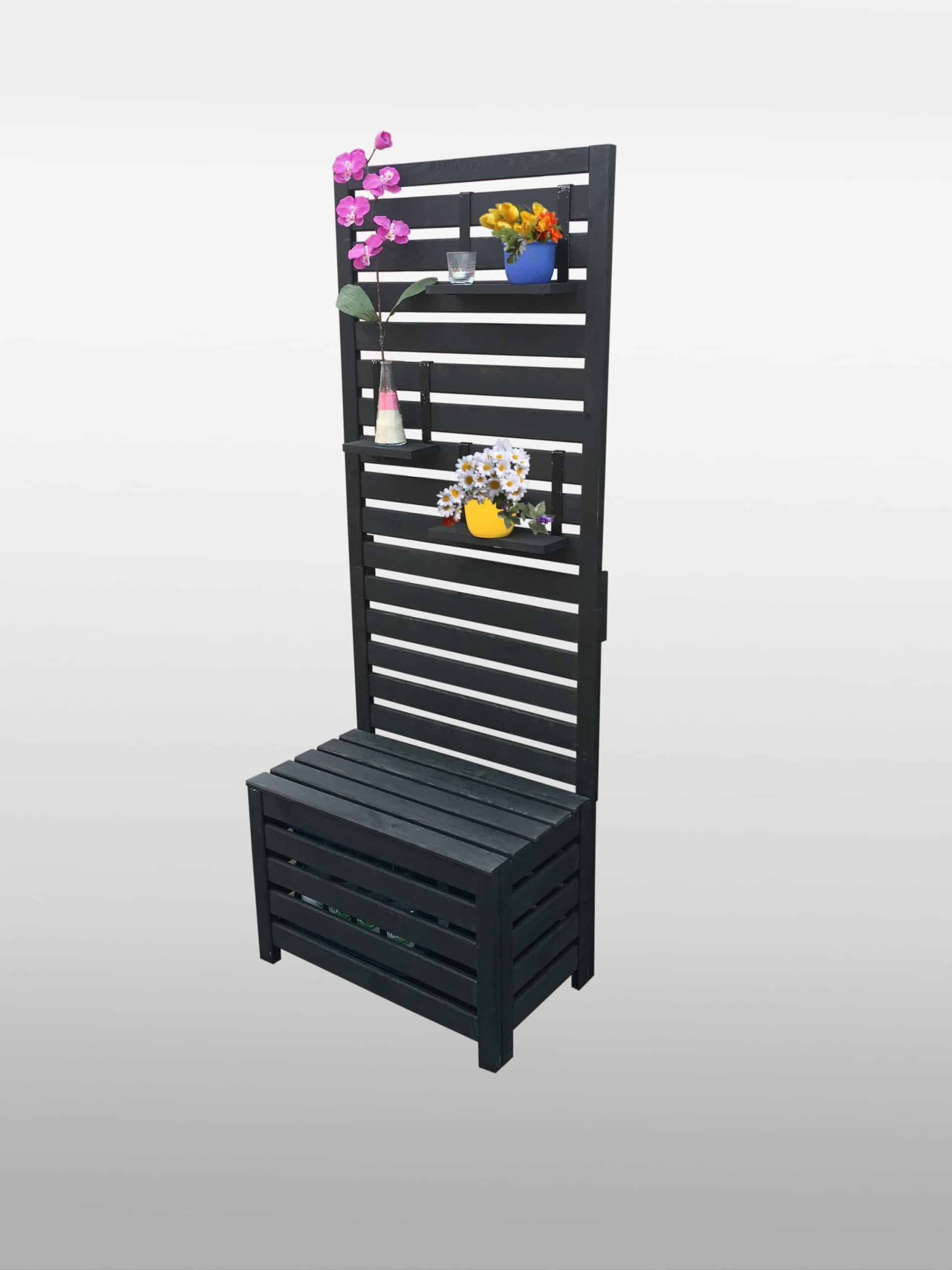 Promadino Spaliersichtschutz mit Staukasten