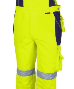 QUALITEX HIGH QUALITY WORKWEAR Latzhose PRO WS warngelb/marine Herren: 29