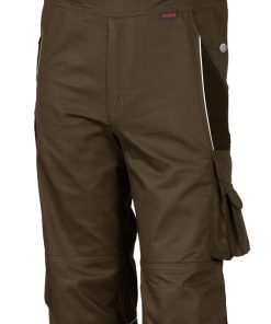 QUALITEX HIGH QUALITY WORKWEAR Latzhose PRO haselnuss/kastanie Damen: 60 Herren: 66