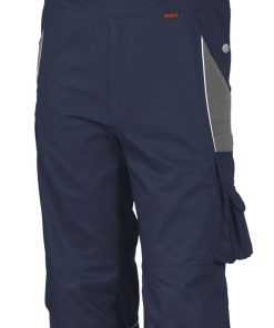 QUALITEX HIGH QUALITY WORKWEAR Latzhose PRO marine/grau Damen: 42 Herren: 48