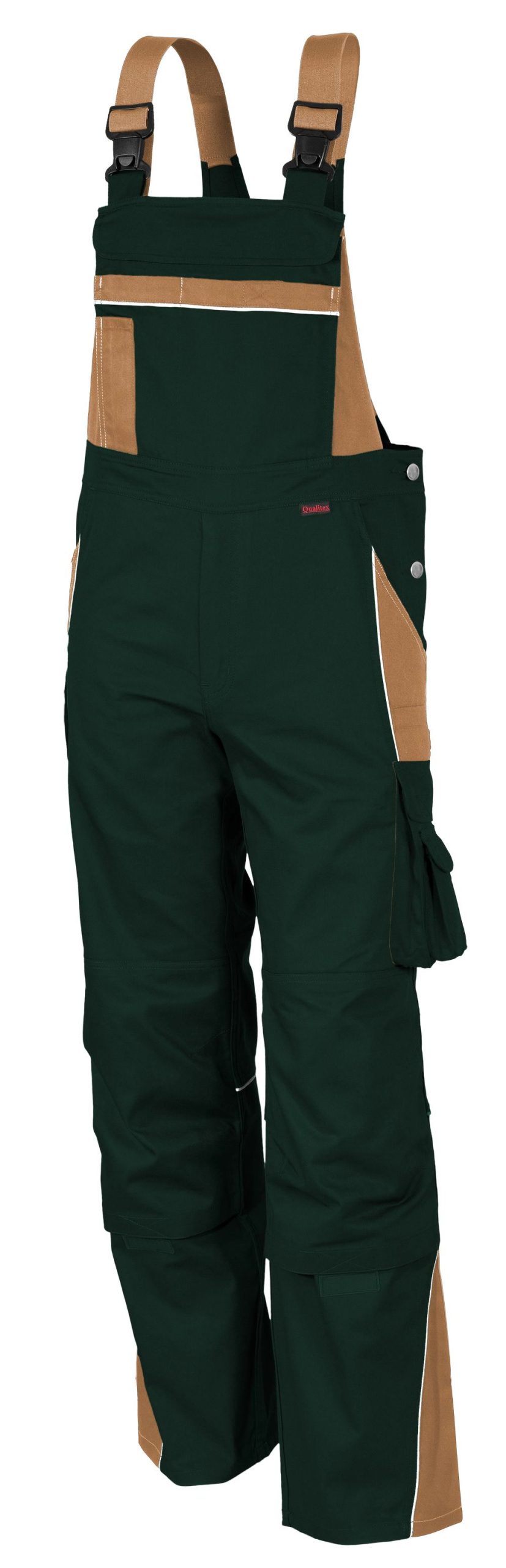 QUALITEX HIGH QUALITY WORKWEAR Latzhose PRO oliv/khaki Damen: 58 Herren: 64