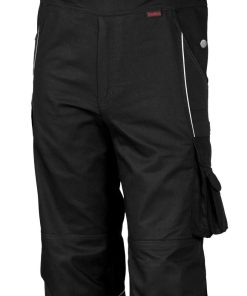 QUALITEX HIGH QUALITY WORKWEAR Latzhose PRO schwarz Herren: 98
