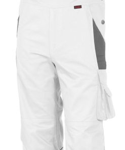 QUALITEX HIGH QUALITY WORKWEAR Latzhose PRO weiß/grau Herren: 25