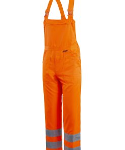 QUALITEX HIGH QUALITY WORKWEAR Latzhose WQ warnorange Damen: 36 Herren: 42