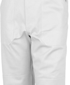 QUALITEX HIGH QUALITY WORKWEAR Latzhose basic weiß Herren: 102