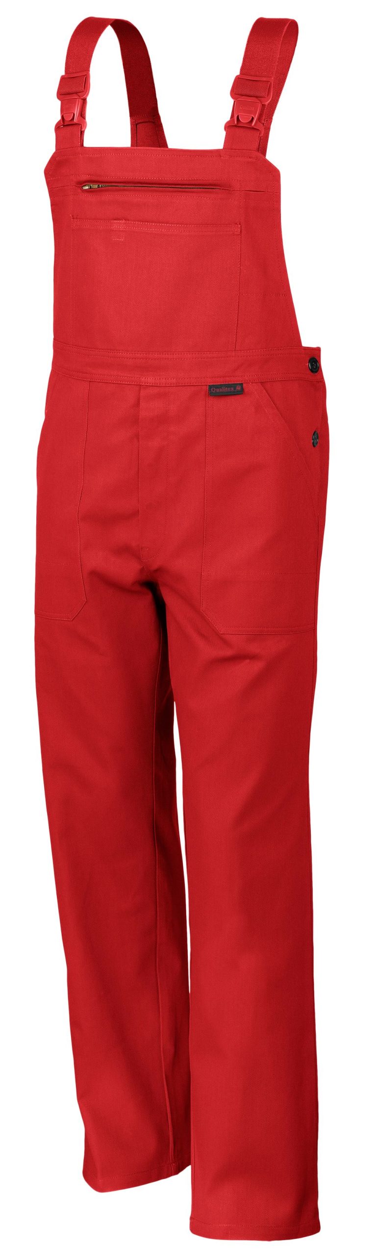 QUALITEX HIGH QUALITY WORKWEAR Latzhose classic feuerrot Damen: 42 Herren: 48