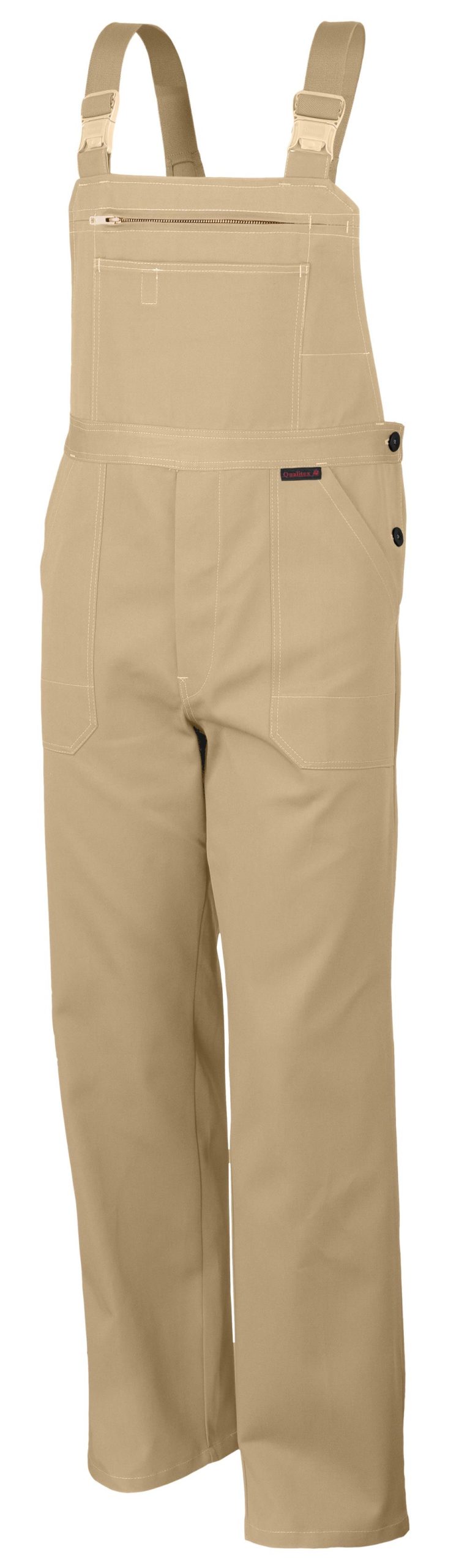 QUALITEX HIGH QUALITY WORKWEAR Latzhose favorit khaki Damen: 54 Herren: 60