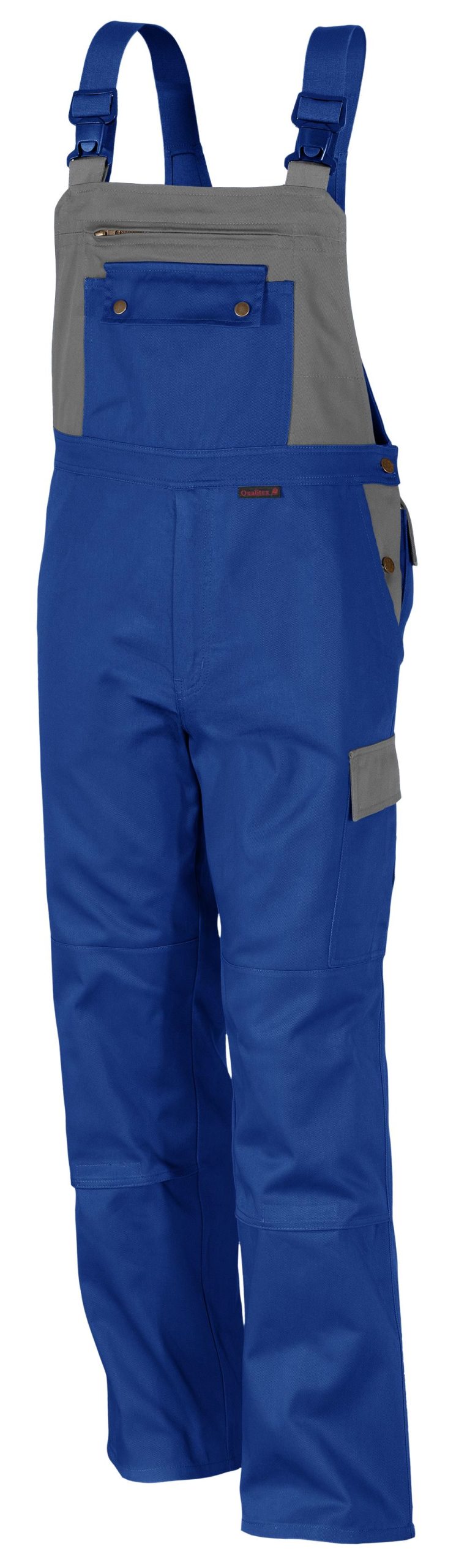 QUALITEX HIGH QUALITY WORKWEAR Latzhose image kornblau/hellgrau Herren: 94