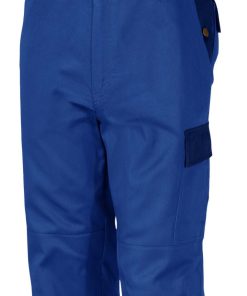 QUALITEX HIGH QUALITY WORKWEAR Latzhose image kornblau/marine Damen: 54 Herren: 60
