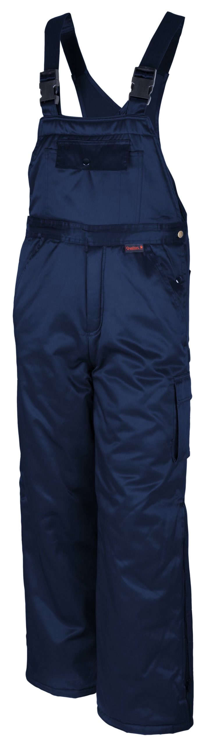 QUALITEX HIGH QUALITY WORKWEAR Latzhose winterlatzhose marine Damen: 52 Herren: 58