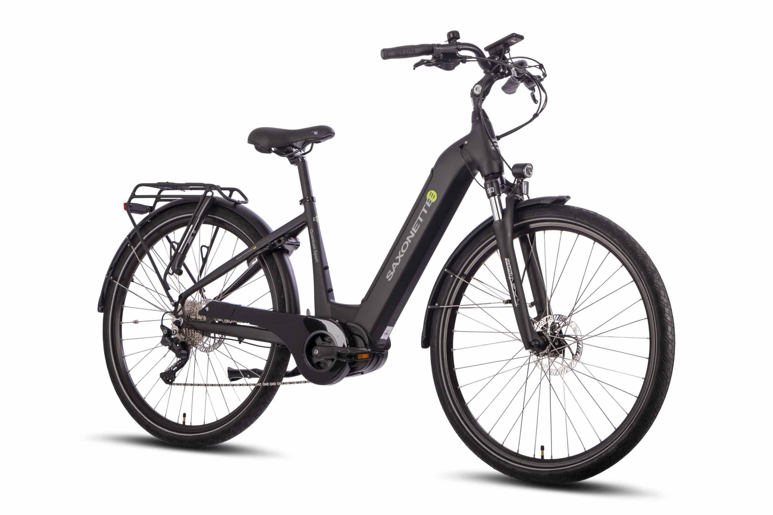 Quantum Sport Wave 10 Gang Bafang Mittelmotor Schwarz matt